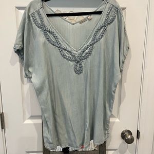 Anthropologie chambray shirt